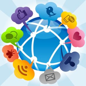 social media customer service concept