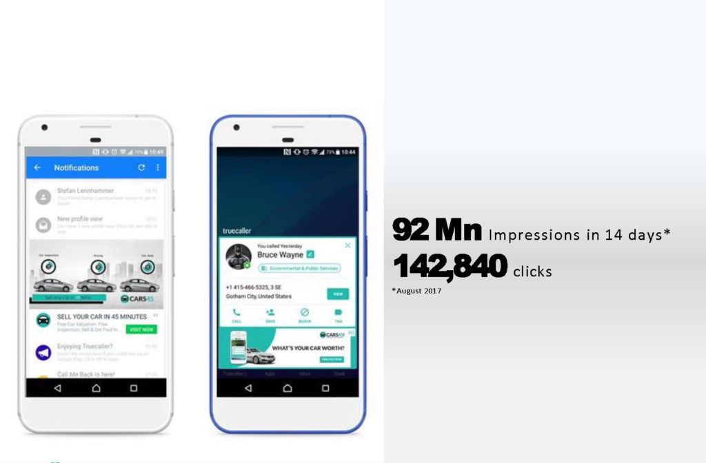 Advertise on Truecaller