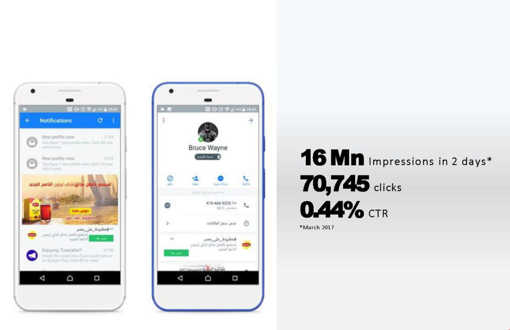 Advertise on Truecaller