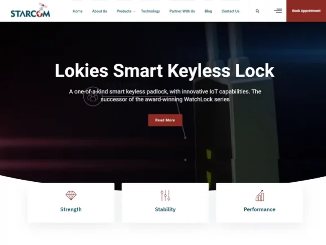 Tracking Company Website