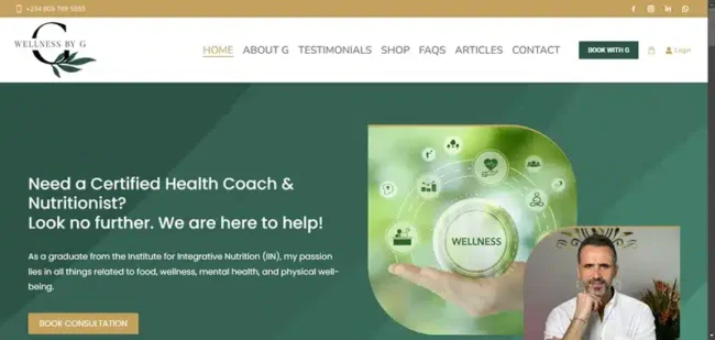 Wellness Website