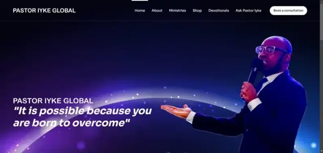 Pastor Iyke Personal Website