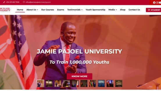 Online Courses Website Development