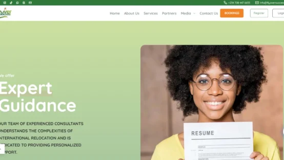 Travel Consultancy Website Development