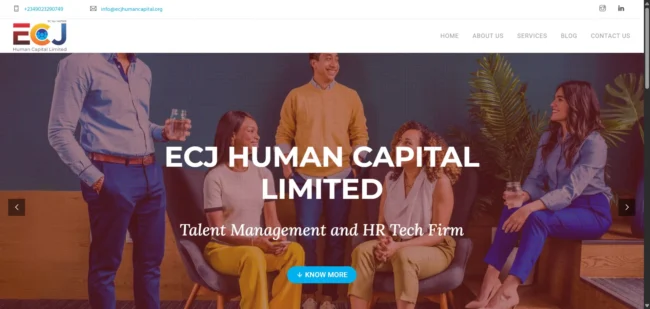 Talent Management Website Development