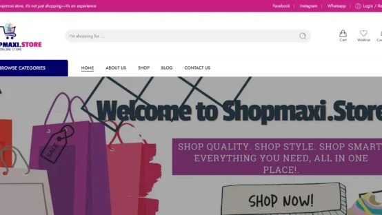 Shop Website Development