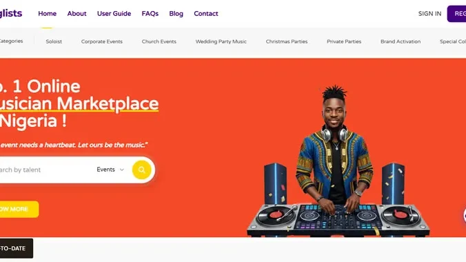 Online Musicians Booking