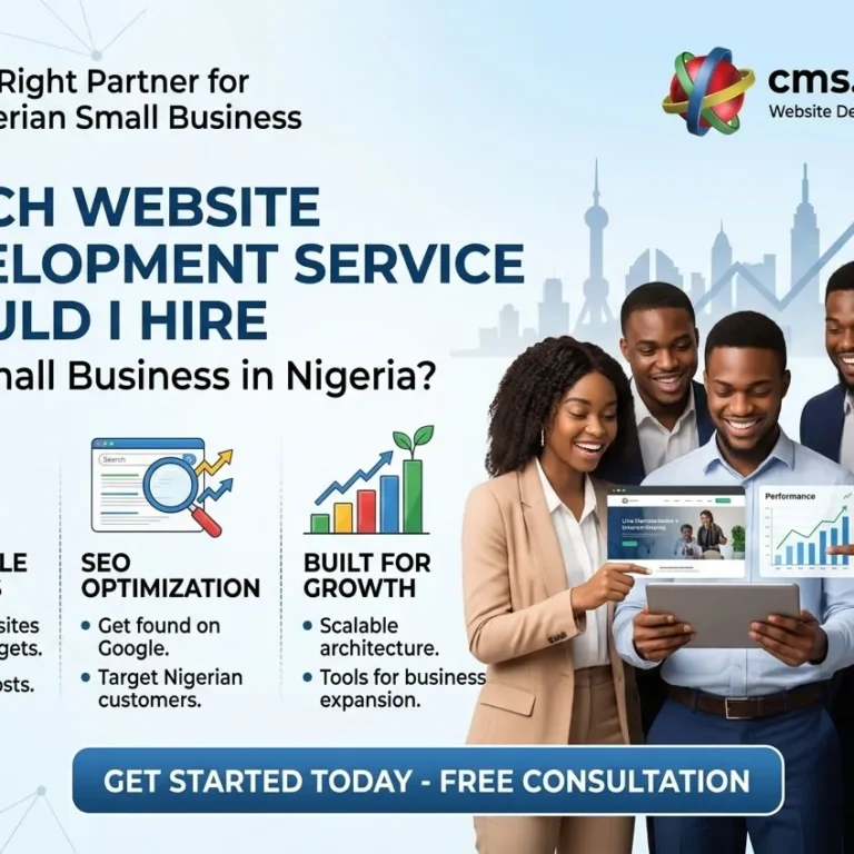 Small business website